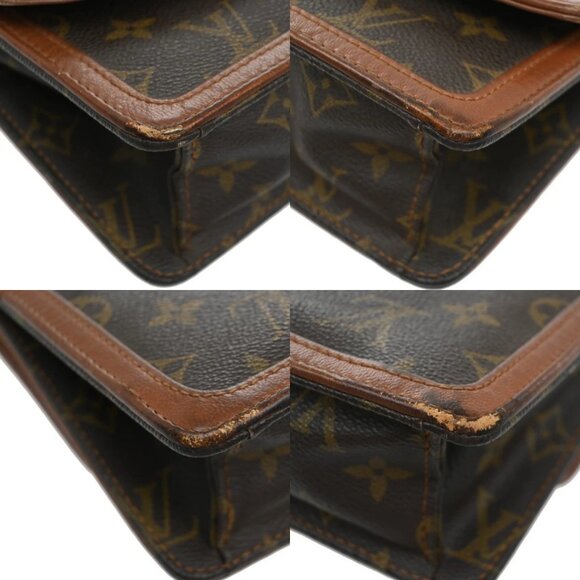 LOUIS VUITTON Pochette Dam PM Clutch Hand Bag Monogram Leather BN M51812 60KA858 - Picture 7 of 16